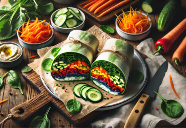 Veggie & Hummus Power Wrap
